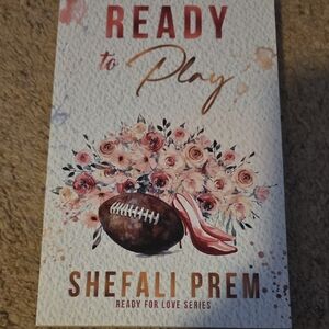 'Ready to Play' Coffee Table Book - White and Pink